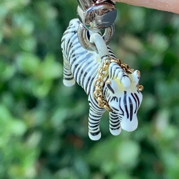 Y2K Juicy Couture ZEBRA Charm RARE VINTAGE SAFARI - Picture 12 of 16